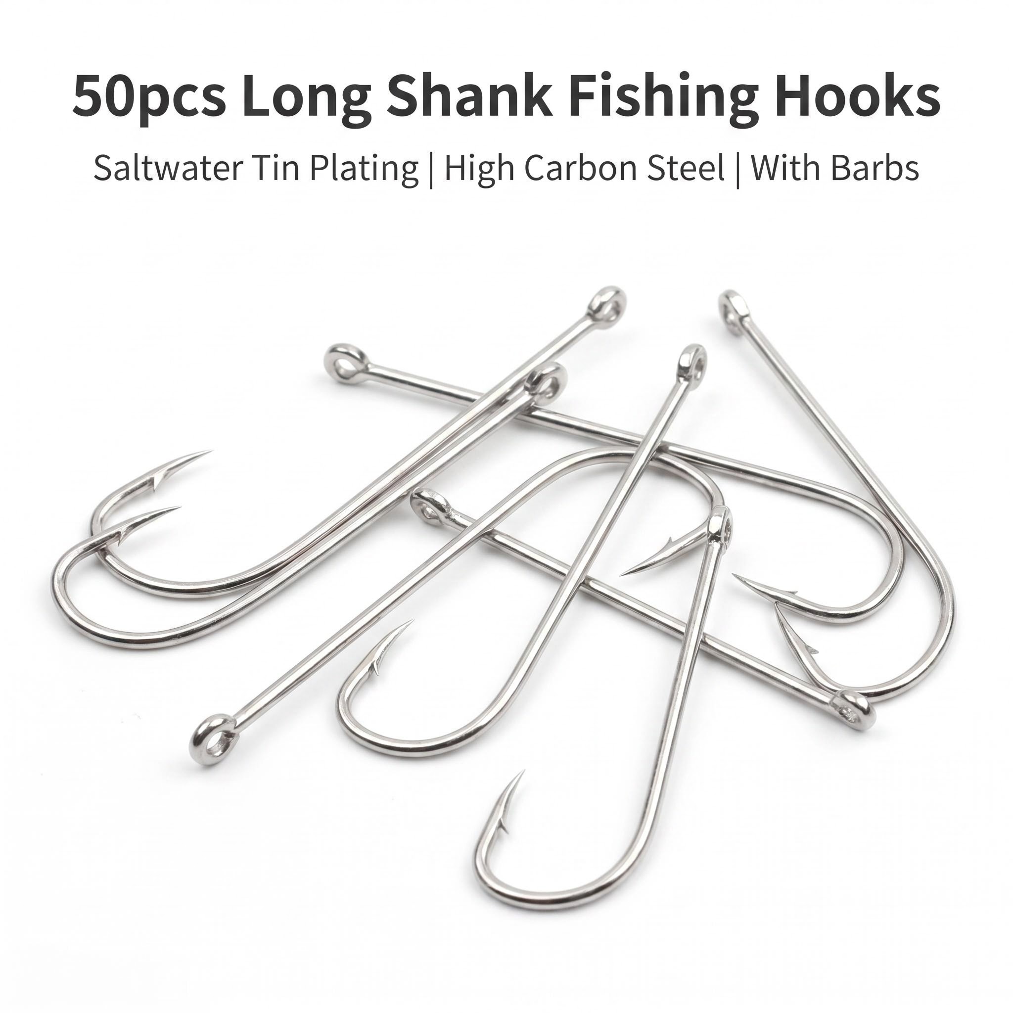 Fishing Hook Circle - 50 шт. крючков для морской рыбалки