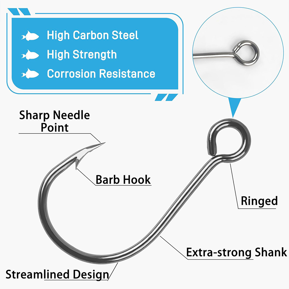 70 шт., встроенные одинарные к – обзор и цена Fishing Hook Offset