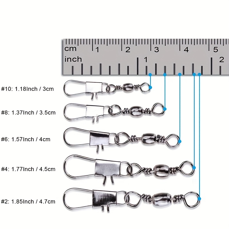50/200 шт. Вертлюги-карабины д – обзор и цена Fishing Hook Offset
