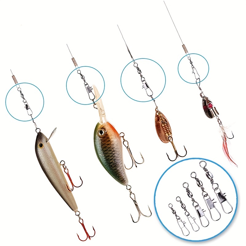 50/200 шт. Вертлюги-карабины д – обзор и цена Fishing Hook Offset